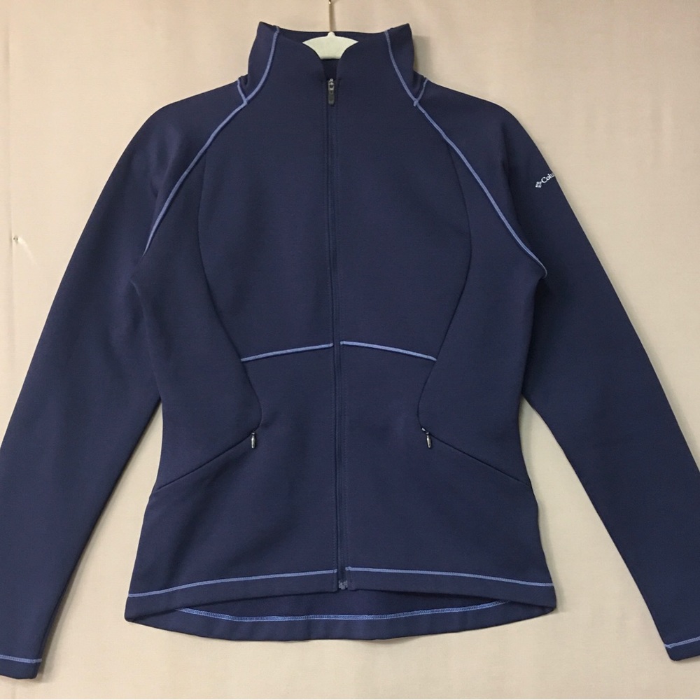 Columbia Women’s Omni-Wick Soft Shell Slim Fit Jacket in Navy. Sz M